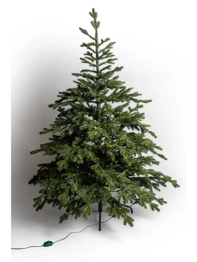 Brad Artificial Woodland 210 cm QC423, 950 Ramuri 2D + 3D PE, Circumferinta Bazei 297 cm